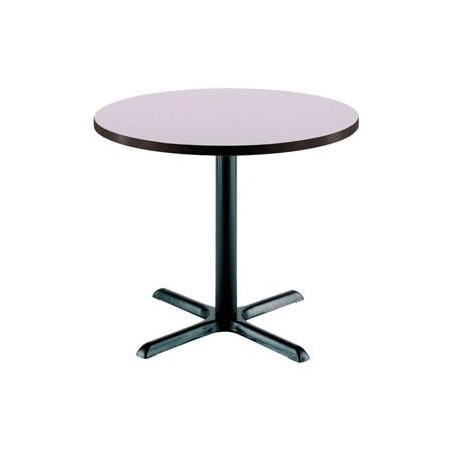Kfi KFI 30" Round Restaurant Table, Gray Nebula T30RD-B2015-GN